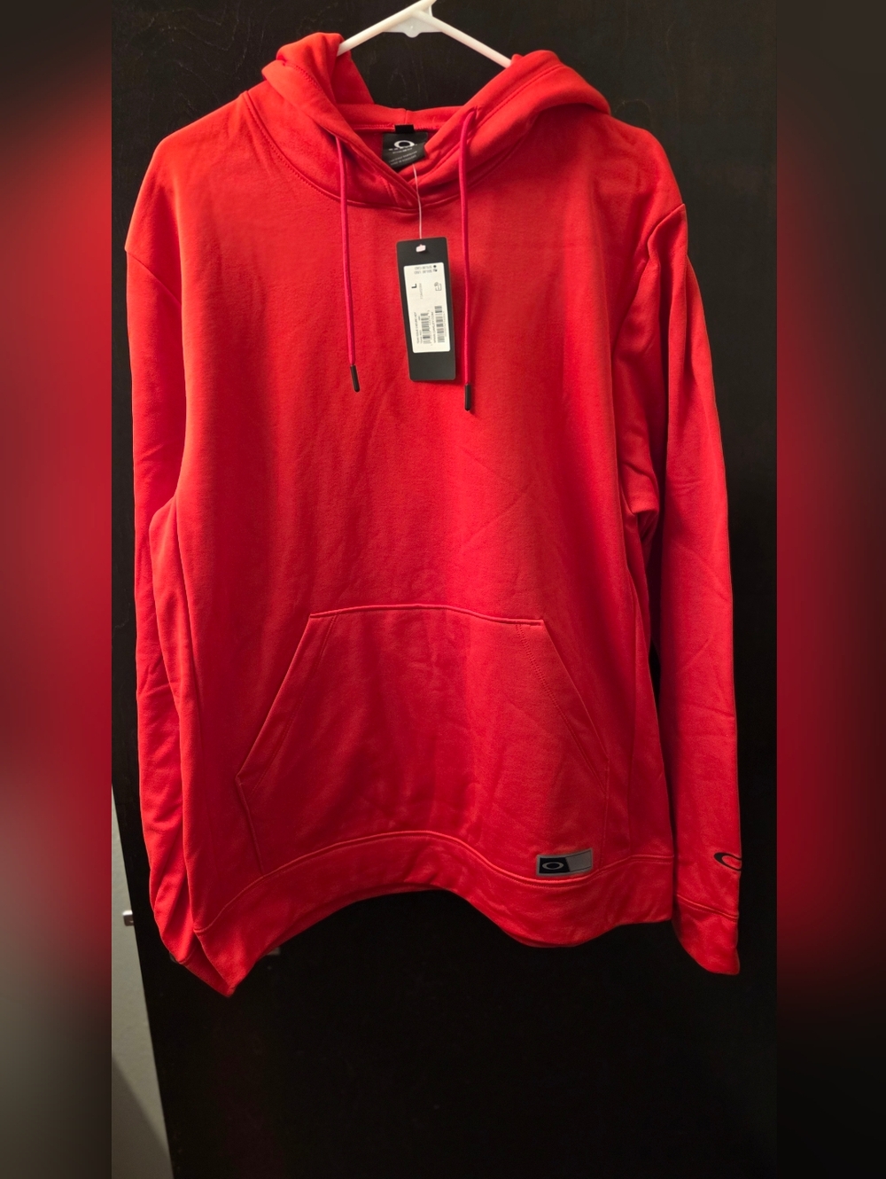 Oakley Men’s Red Hooded Sweatshirt